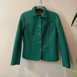 Green Quilted Women's Jacket